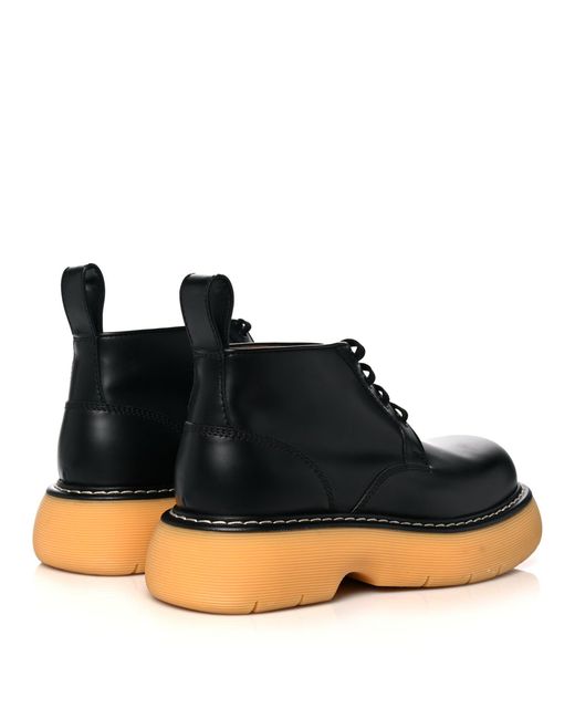 Bottega Veneta Black Bounce Combat Boots