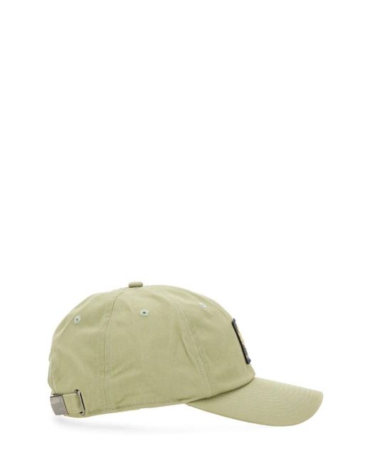 Belstaff Green Baseball Hat With Logo for men