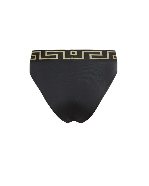Versace Black Swimwear Slip