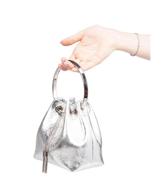 Jimmy Choo White Bon Bon Tzz