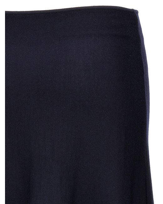 Khaite Blue 'Mayu' Skirt