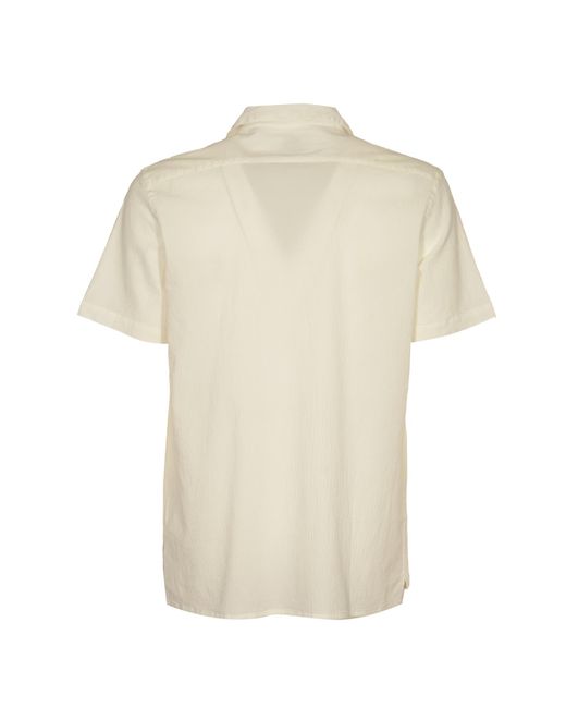 PS by Paul Smith Natural Formal Plain Short-Sleeved Shirt for men