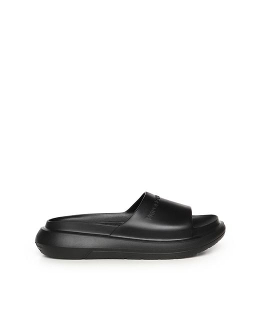 Emporio Armani Black Sandals for men