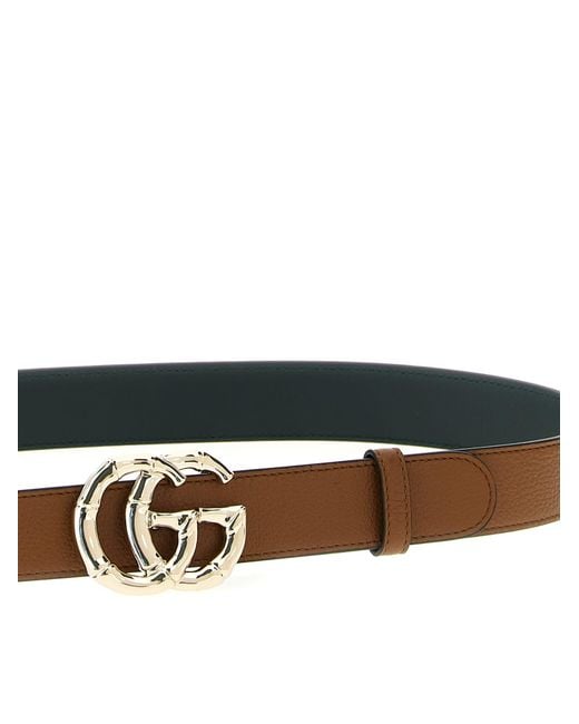 Gucci White Gg Marmont Belt