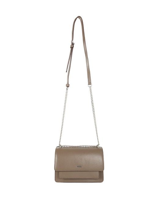 DKNY Bryant Chain Flap Crossbody in Natural Lyst