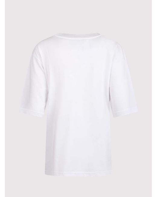 Fiorucci White T-Shirt With Lollipop Print