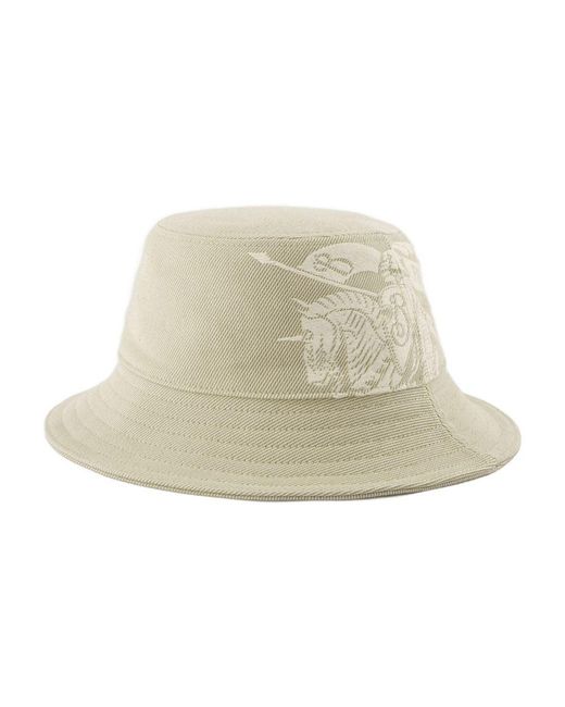 Burberry Natural Ekd Twill Bucket Hat