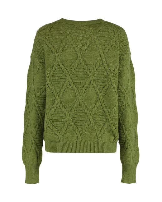 Weekend by Maxmara Green Bolero Mohair Blend Cardigan