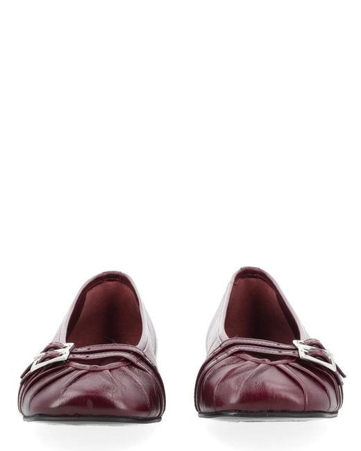 Alohas Purple Ballerina Cendana Goat Leather Shoe