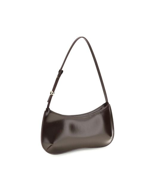Jacquemus Brown Calf Leather Bos Taurus Shoulder Bag