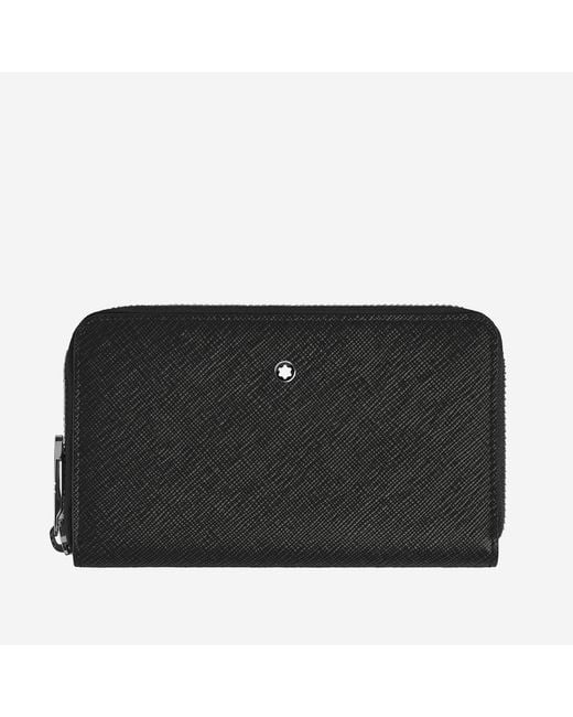 Montblanc Black Embossed Leather Wallet & Cardholders for men
