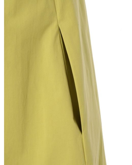Antonelli Yellow Midi Dress
