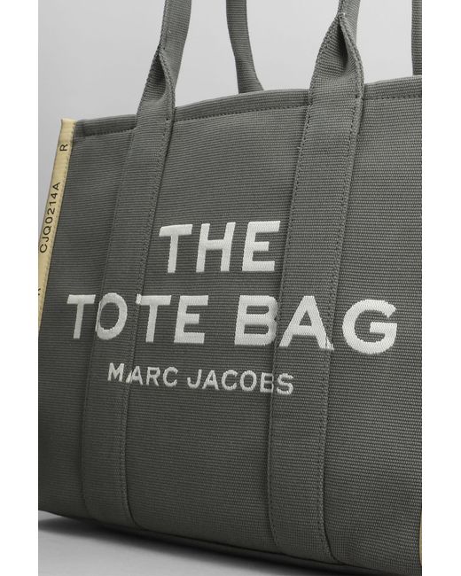 Marc Jacobs Gray Traveler Tote In Green Cotton