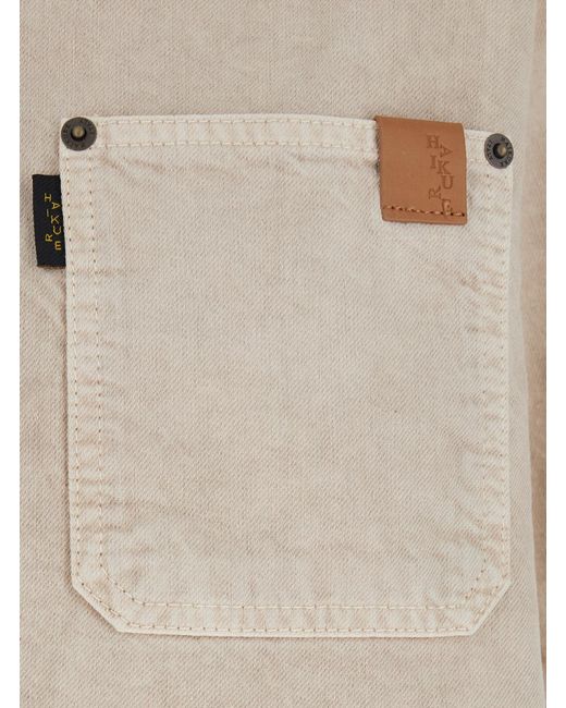 Haikure Natural Shirt With Classic Collar