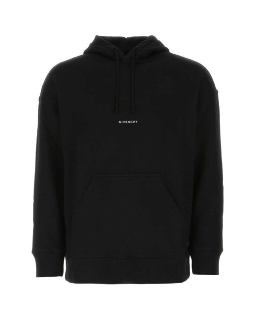 Givenchy Black Cotton Sweatshirt for men