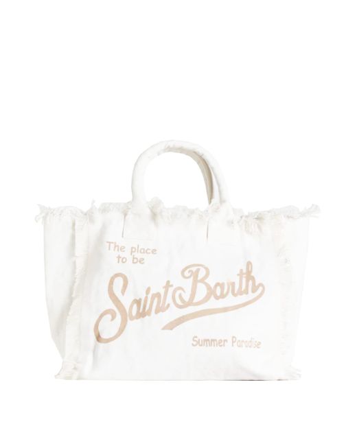 Mc2 Saint Barth White Vanity Shoulder Bag