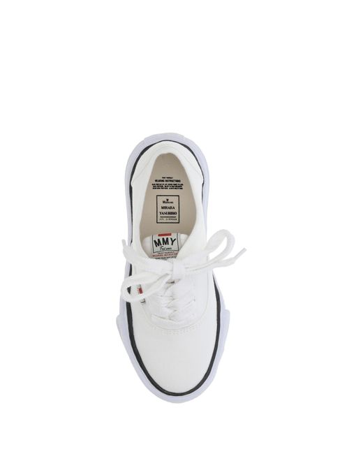 Maison Mihara Yasuhiro White Cotton Sneakers Upper: Cotton; Sole: Rubber