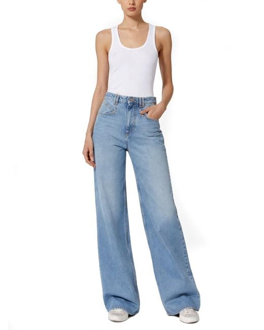 Isabel Marant Blue Trousers Lemony