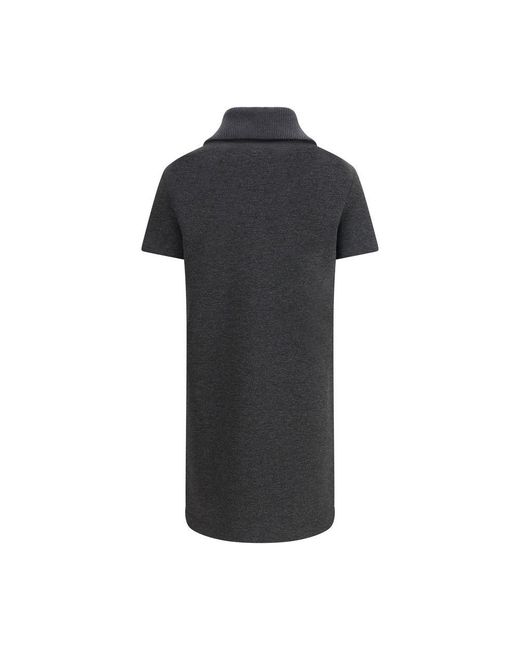 Gucci Black Gray Cotton Casual Dress