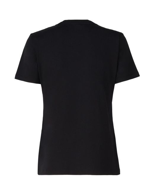 Dondup Black Cotton T-Shirt