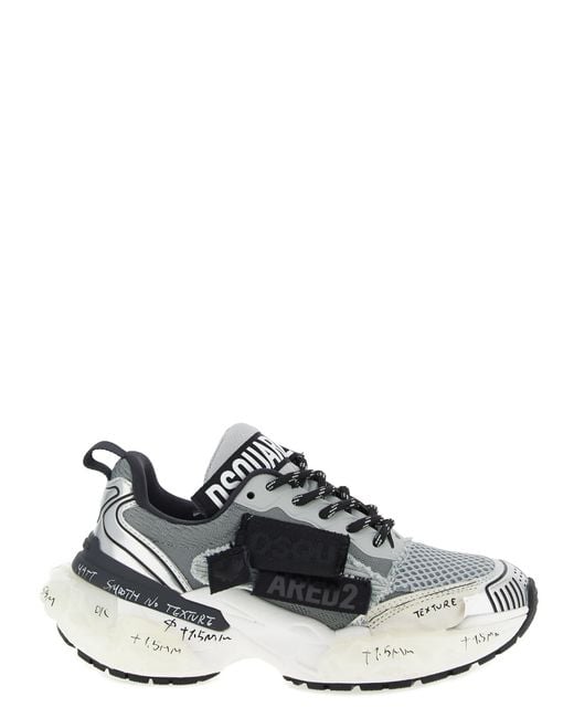 DSquared² White 'Faster' Sneakers