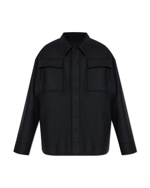 Jil Sander Blue Wool Shirt for men