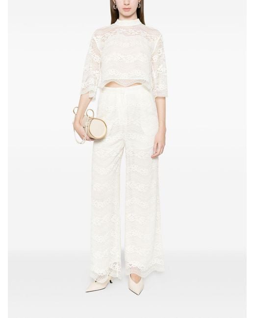 Twinset White Trousers