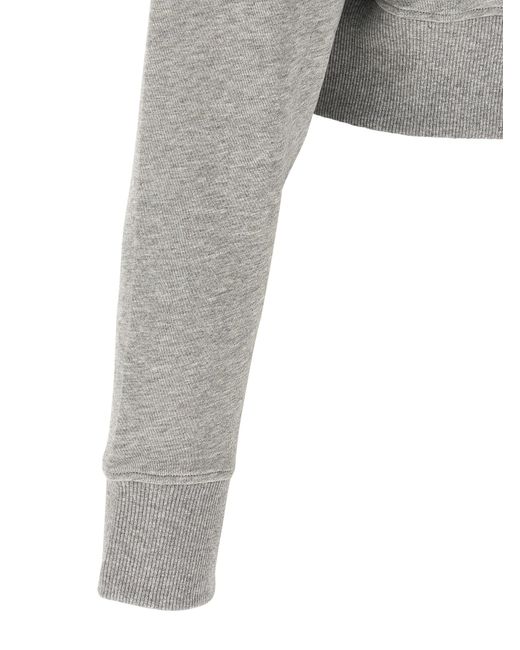 Balmain Gray Paris' Sweatshirt