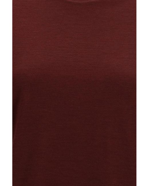 Thom Browne Red Wool-Blend T-Shirt T-Shirts