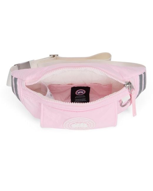Canada Goose Pink Waist Bag Technical Fabric Polyamide Belt for men