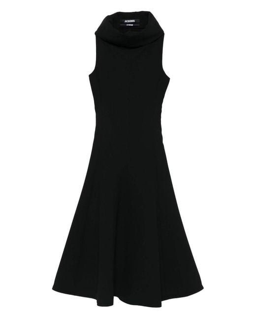Jacquemus Black Triangle Dress Polyester