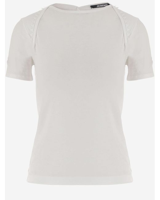 Jacquemus White Cotton Top — Tops