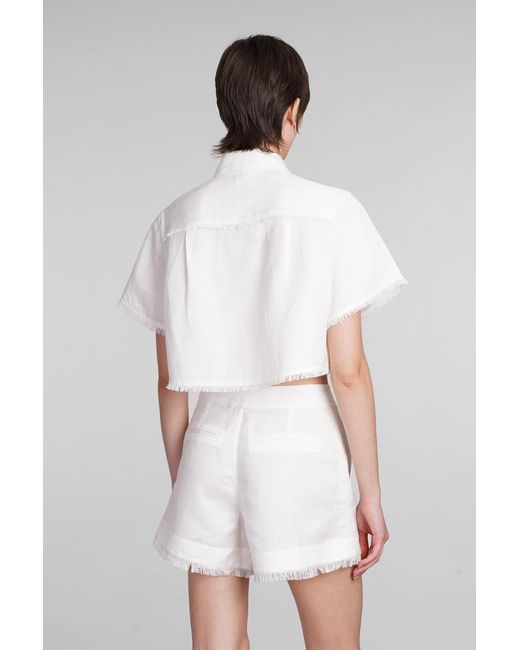 Jonathan Simkhai White Solange Shirt