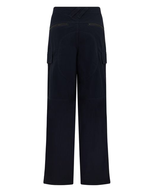 Burberry Blue Cargo Pants Polyamide Trousers for men
