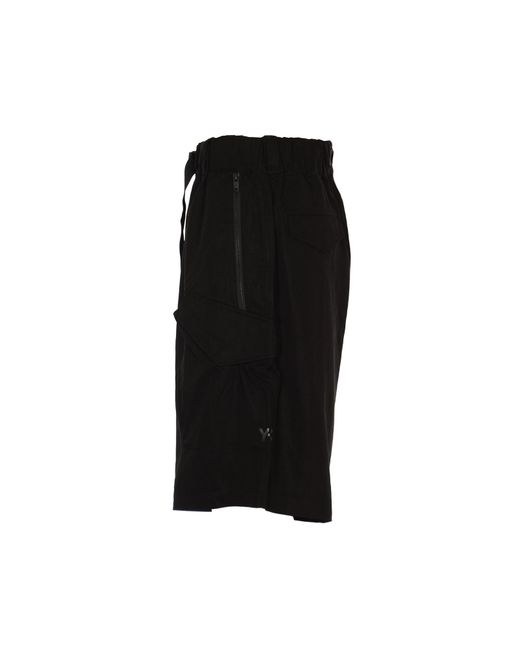 Y-3 Black Y-3 Shorts for men