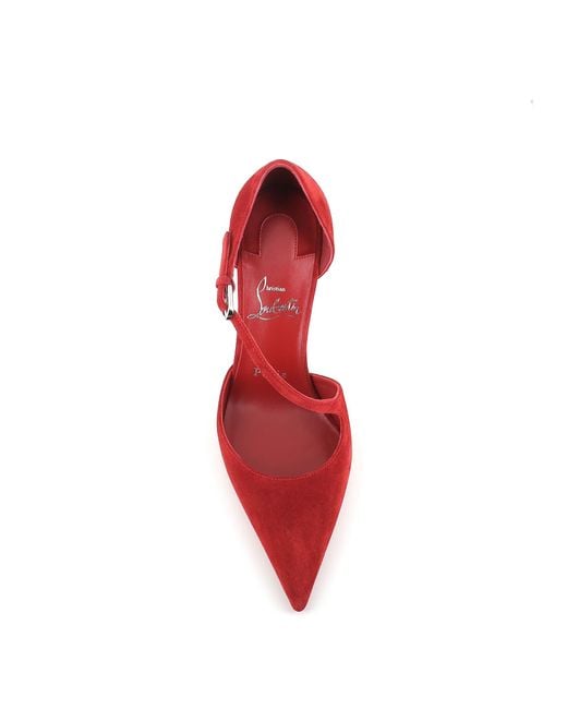 Christian Louboutin Red Décolleté Miss Zyggyta 100