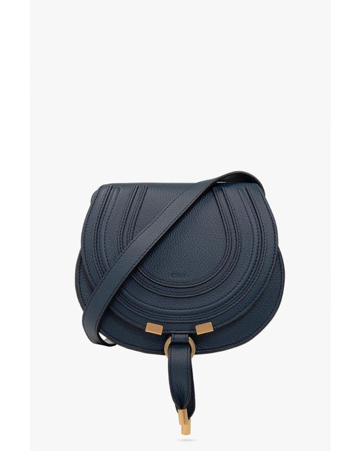 Chloé Blue Marcie Small Shoulder Bag