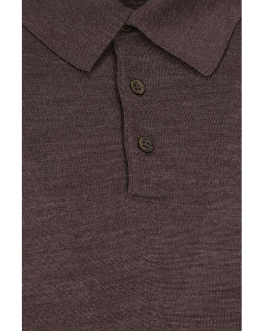 Cruciani Brown Polo Shirt for men