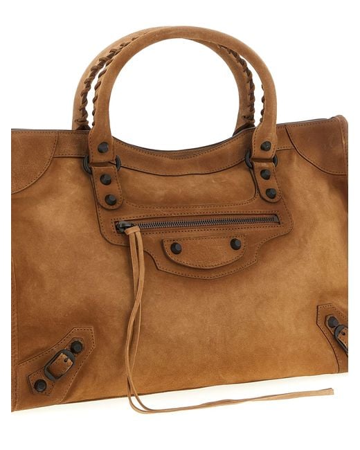 Balenciaga Brown Le City Bag M Handbag