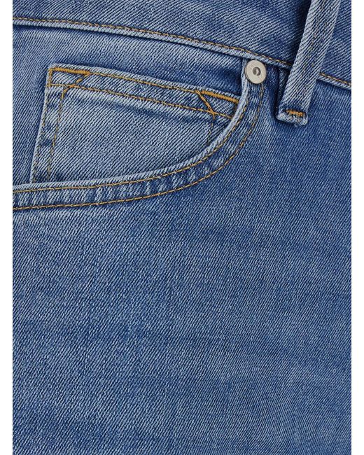 PT Torino Blue Straight Alanis Jeans Denim Cotton Elastane