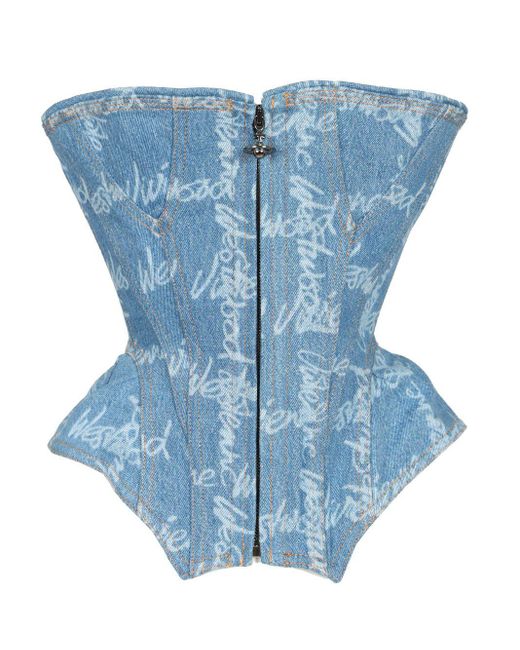 Vivienne Westwood Blue Cobrax Corset