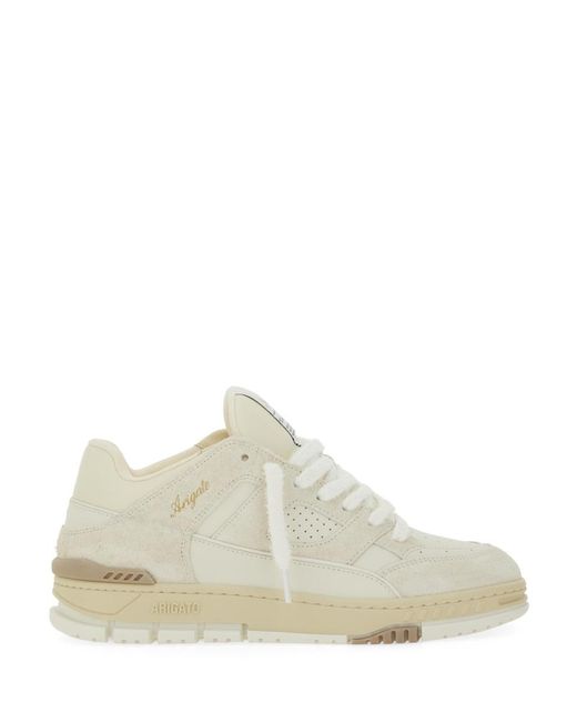 Axel Arigato White Lo Fluffy Sneaker Leather Trainers for men