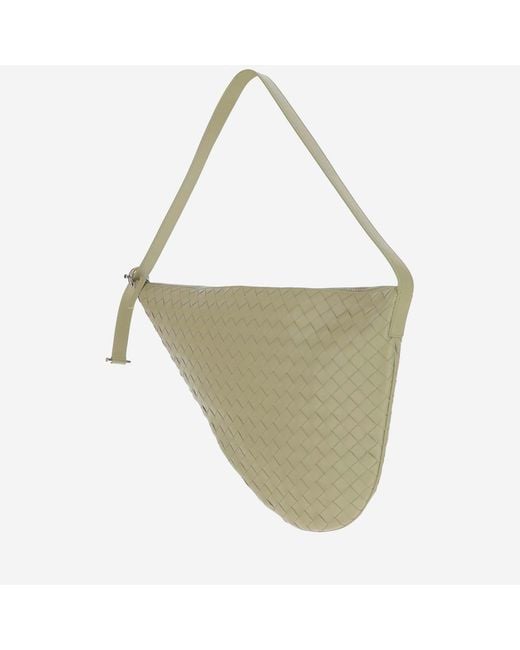 Bottega Veneta Green Calfskin Messenger Bag for men