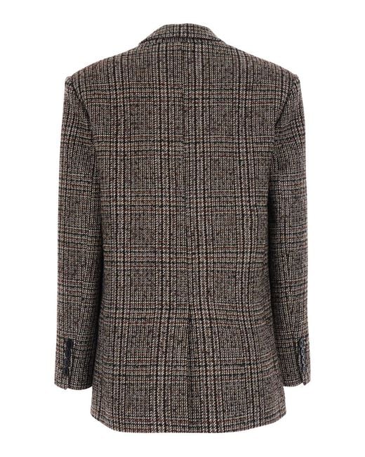 Le Plain Black Single-Breasted Jacket Blazers