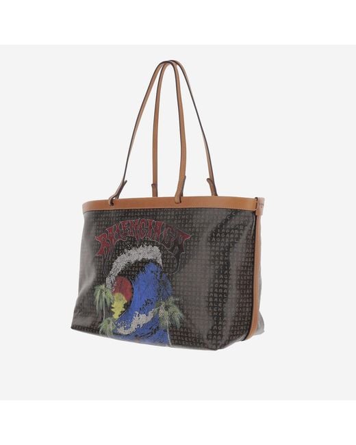 Balenciaga Multicolor Tote Bag Select Media Coated Canvas Cotton