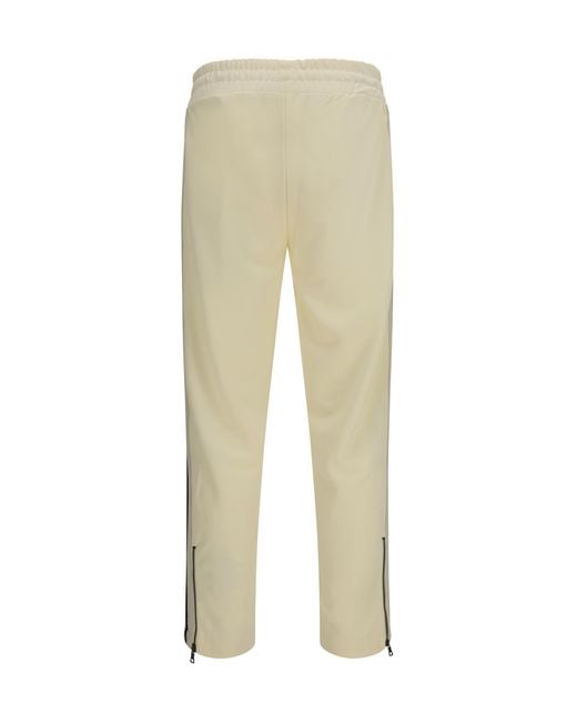 Palm Angels Natural Classic Logo Track Pants for men