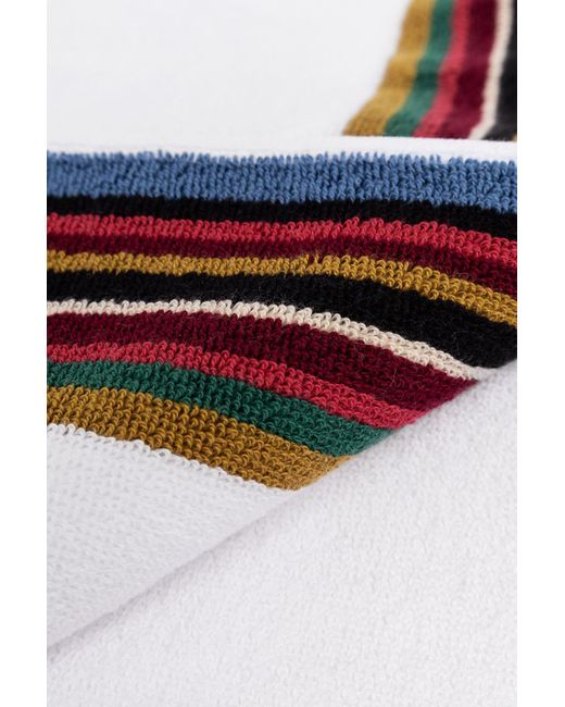 Paul Smith White Set Of 3 Towels for men