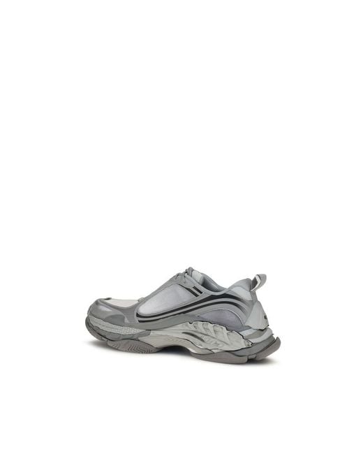 Balenciaga Gray Polyethylene Athletic Sneakers for men