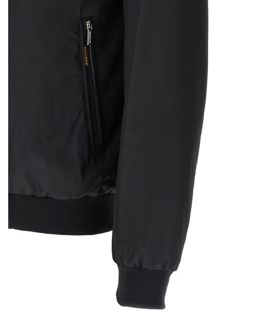 Moorer Blue Manetti-Wk Bomber Jacket for men