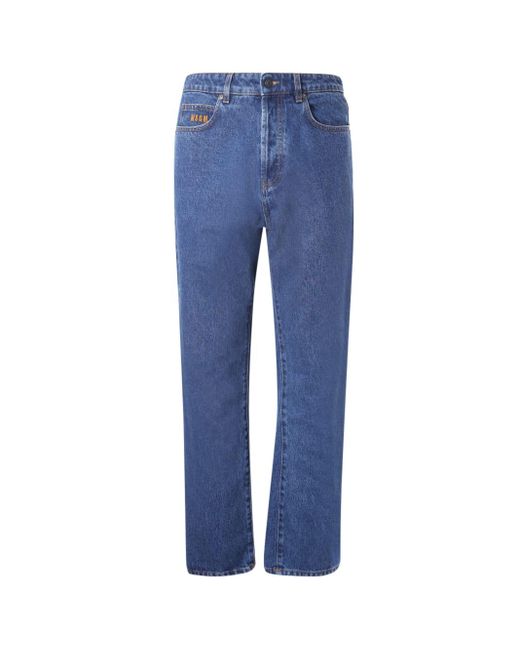 MSGM Blue Jeans for men